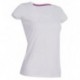 T-SHIRT STEDMAN ST9130 MEGAN COTONE FIAMMATO SCOLLO A V DONNA MANICA CORTA MODA