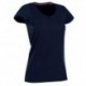 T-SHIRT STEDMAN ST9130 MEGAN COTONE FIAMMATO SCOLLO A V DONNA MANICA CORTA MODA