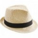 CAPPELLO BEECHFIELD ESTIVO B720 D UNISEX IN PAGLIA CON NASTRO 