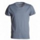 t-shirt discovery payper uomo ampio scollo con manica corta jersey 135gr effetto fiammato