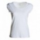 t-shirt discovery lady payper donna ampio scollo con manica corta jersey 135gr effetto fiammato