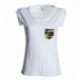 t-shirt discovery pocket lady payper donna a girocollo con manica corta e taschino jersey 135gr effetto fiammato