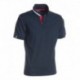 polo memphis payper uomo manica corta con dettagli in contrasto jersey 175gr