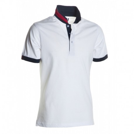 polo memphis payper uomo manica corta con dettagli in contrasto jersey 175gr