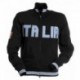 Felpa SPORT PAYPER uomo full zip con dettaglio Italia al petto french terry 300gr