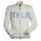 Felpa SPORT PAYPER uomo full zip con dettaglio Italia al petto french terry 300gr