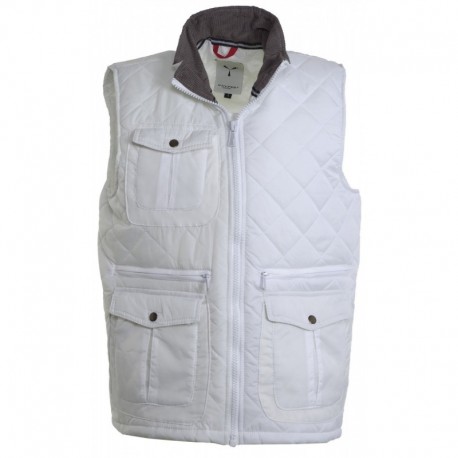 Gilet GATE PAYPER uomo imbottito multi-tasche nylon 210t 65gr