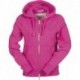 Felpa london LADY PAYPER donna doppio cursore SBS full zip con cappuccio garzata 320gr