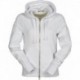 Felpa london LADY PAYPER donna doppio cursore SBS full zip con cappuccio garzata 320gr