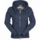 Felpa london LADY PAYPER donna doppio cursore SBS full zip con cappuccio garzata 320gr