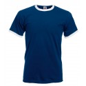 T-SHIRT UOMO MANICA CORTA COTONE BICOLORE GIROCOLLO FRUIT OF THE LOOM FR611680