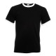 T-SHIRT UOMO MANICA CORTA COTONE BICOLORE GIROCOLLO FRUIT OF THE LOOM FR611680