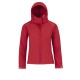 Giacca Soft shell B&C BCJW937 Donna HOODED W 94%P6%E