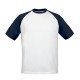 T-Shirt B&C Uomo BCTU020 Unisex BC BASE-BALL 100% COTONE.185G.M/C.