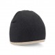 Cuffia BEECHFIELD B44C U Unisex TWO-TONE KNITTED HAT 100% acrilico