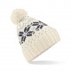 Cuffia BEECHFIELD B456 U Unisex Fair Isle Snows Beanie 100% acrilico