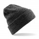 Cuffia BEECHFIELD B425 D Unisex Heritage Beanie in maglia doppio strato costine