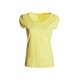 t-shirt discovery lady payper donna ampio scollo con manica corta jersey 135gr effetto fiammato