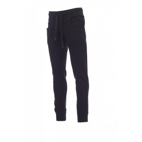 Pantalone FREEDOM+ PAYPER uomo in felpa con polsino alla caviglia french terry 280gr