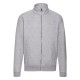 FELPA GIACCA UOMO FR622300 COTONE FELPATA ZIP LUNGA REGLAN