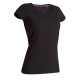 T-SHIRT STEDMAN ST9130 MEGAN COTONE FIAMMATO SCOLLO A V DONNA MANICA CORTA MODA