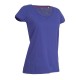 T-SHIRT STEDMAN ST9130 MEGAN COTONE FIAMMATO SCOLLO A V DONNA MANICA CORTA MODA