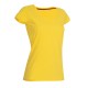 T-SHIRT STEDMAN ST9130 MEGAN COTONE FIAMMATO SCOLLO A V DONNA MANICA CORTA MODA