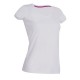 T-SHIRT STEDMAN ST9130 MEGAN COTONE FIAMMATO SCOLLO A V DONNA MANICA CORTA MODA