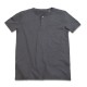 T-Shirt ST9430 STEDMAN Uomo T-SHIRT SHAWN HENLEY 100%C