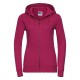 FELPA RUSSEL CON ZIP CAPPAPPICCIO DONNA JE266F 80%C. 20%P. 