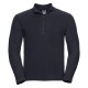 POLO MICROPILE UOMO RUSSELL MEZZA ZIP JE881M 100%POL. ANTIP