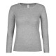 T-shirt BCTW08T B&C donna manica lunga tessuto resistente 185g/m2