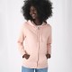 Felpa B&C BCWW36B Donna ORG ZIPPED HOOD W 80%C 20%P Manica lunga,Setin