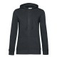 Felpa B&C BCWW36B Donna ORG ZIPPED HOOD W 80%C 20%P Manica lunga,Setin