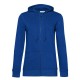 Felpa B&C BCWW36B Donna ORG ZIPPED HOOD W 80%C 20%P Manica lunga,Setin