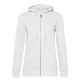 Felpa B&C BCWW36B Donna ORG ZIPPED HOOD W 80%C 20%P Manica lunga,Setin