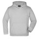 Felpa JAMES & NICHOLSON JN047K Bambino JR HOODED SWEAT 80%C 20%P J&N Manica lunga,Setin