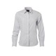 Camicia JAMES & NICHOLSON JN677 Donna W Shirt LS Poplin 65%P 35%C Manica lunga