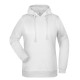 Felpa JAMES & NICHOLSON JN795 Donna Basic Hoody Lady 80%C 20%P Manica lunga,Setin