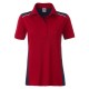 Polo JAMES & NICHOLSON JN857 Donna W Workwear Polo L2 50%C 50%P Manica corta