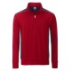 Felpa JAMES & NICHOLSON JN868 Unisex Workwear Half-Zip L2 70%C30%P Manica lunga,Setin