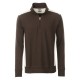 Felpa JAMES & NICHOLSON JN868 Unisex Workwear Half-Zip L2 70%C30%P Manica lunga,Setin