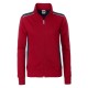 Felpa JAMES & NICHOLSON JN869 Donna W Workwear SweatJacket70%C30%P Manica lunga,Setin