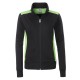 Felpa JAMES & NICHOLSON JN869 Donna W Workwear SweatJacket70%C30%P Manica lunga,Setin