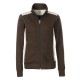 Felpa JAMES & NICHOLSON JN869 Donna W Workwear SweatJacket70%C30%P Manica lunga,Setin