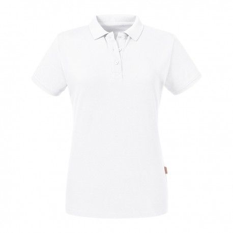 Polo RUSSELL EUROPE JE508F Donna Ladies' Pure Organic Polo100%C Manica corta