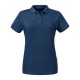 Polo RUSSELL EUROPE JE508F Donna Ladies' Pure Organic Polo100%C Manica corta