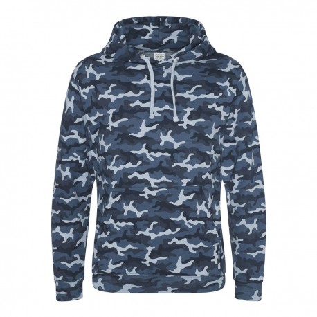 Felpa AWDIS JUST HOODS JH014 Uomo Camo Hoodie 80%C 20%P Manica lunga,Setin