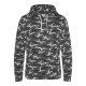 Felpa AWDIS JUST HOODS JH014J Bambino Kids Camo Hoodie70%C30%P Manica lunga,Setin