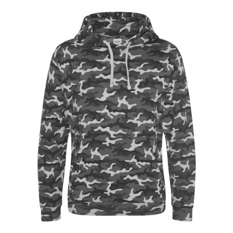 Felpa AWDIS JUST HOODS JH014J Bambino Kids Camo Hoodie70%C30%P Manica lunga,Setin